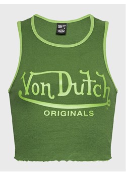 Von Dutch Top Ashley 6 231 047 Zielony Slim Fit ze sklepu MODIVO w kategorii Bluzki damskie - zdjęcie 182676085