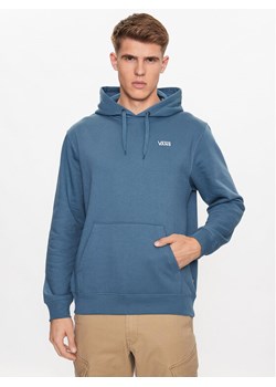 Vans Bluza Core Basic Po Fleece VN0A7YDV Niebieski Classic Fit ze sklepu MODIVO w kategorii Bluzy męskie - zdjęcie 182676096