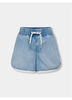 Kids ONLY Szorty jeansowe Pierce 15320325 Niebieski Jogger Fit ze sklepu MODIVO w kategorii Spodenki dziewczęce - zdjęcie 182676147