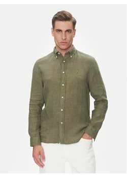 Tommy Hilfiger Koszula MW0MW34602 Zielony Regular Fit ze sklepu MODIVO w kategorii Koszule męskie - zdjęcie 182676159