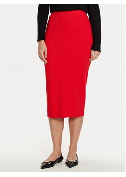 Vero Moda Spódnica ołówkowa Fantastic 10320638 Czerwony Slim Fit ze sklepu MODIVO w kategorii Spódnice - zdjęcie 182676235
