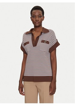 Luisa Spagnoli Sweter Caio 58672 Granatowy Regular Fit ze sklepu MODIVO w kategorii Swetry damskie - zdjęcie 182676266