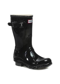 Hunter Kalosze Original Gloss Short WFS1000RGL Czarny ze sklepu MODIVO w kategorii Kalosze damskie - zdjęcie 182676315