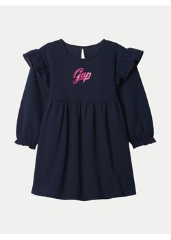 Gap Sukienka codzienna 645433 Granatowy Regular Fit ze sklepu MODIVO w kategorii Sukienki dziewczęce - zdjęcie 182676329