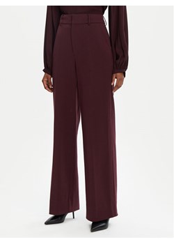 STAUD Spodnie palazzo Prince R24F4138ST Bordowy Regular Fit ze sklepu MODIVO w kategorii Spodnie damskie - zdjęcie 182676345