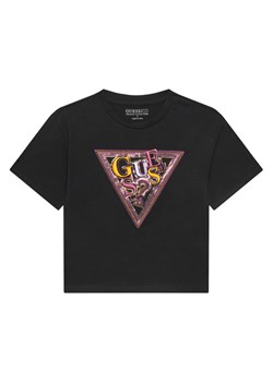 Guess T-Shirt J5GI04 K6YW4 Czarny Regular Fit ze sklepu MODIVO w kategorii Bluzki dziewczęce - zdjęcie 182676369