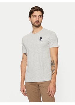 U.S. Polo Assn. T-Shirt MUP3311 Szary Slim Fit ze sklepu MODIVO w kategorii T-shirty męskie - zdjęcie 182676427