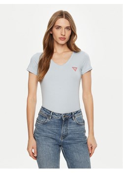 Guess T-Shirt 159539 Zielony Classic Fit ze sklepu MODIVO w kategorii Bluzki damskie - zdjęcie 182676448