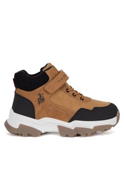 U.S. Polo Assn. Trzewiki KASPER001K/DY1 Brązowy ze sklepu MODIVO w kategorii Buty zimowe dziecięce - zdjęcie 182676458