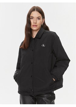 Calvin Klein Jeans Kurtka przejściowa Skater J20J222589 Czarny Relaxed Fit ze sklepu MODIVO w kategorii Kurtki damskie - zdjęcie 182676557
