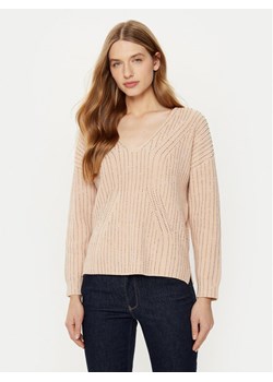 Guess Sweter W5RR03 Z3K70 Beżowy Regular Fit ze sklepu MODIVO w kategorii Swetry damskie - zdjęcie 182676575