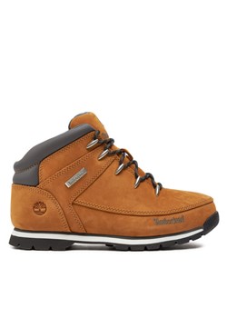 Timberland Trapery Euro Sprint 6690R/TB06690R2311 Brązowy ze sklepu MODIVO w kategorii Workery damskie - zdjęcie 182676606
