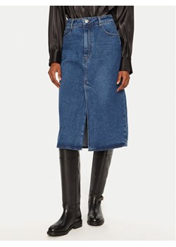 AMI PARIS Spódnica jeansowa FSK235.DE0031 Niebieski Regular Fit ze sklepu MODIVO w kategorii Spódnice - zdjęcie 182676648