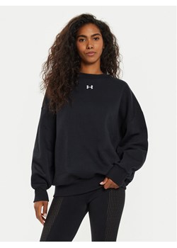 Under Armour Bluza UA Rival Fleece 1386463 Czarny Oversize ze sklepu MODIVO w kategorii Bluzy damskie - zdjęcie 182676678