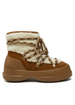 Moon Boot Śniegowce Luna Boot Shearling 80D2480020 Brązowy ze sklepu MODIVO w kategorii Śniegowce damskie - zdjęcie 182676787