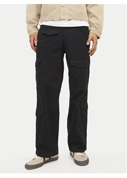 Jack&Jones Spodnie materiałowe Bill 12258307 Czarny Relaxed Fit ze sklepu MODIVO w kategorii Spodnie męskie - zdjęcie 182676797