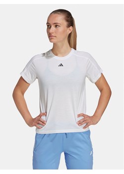 adidas Koszulka techniczna Train Essentials HR7796 Biały Regular Fit ze sklepu MODIVO w kategorii Bluzki damskie - zdjęcie 182676807