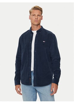 Tommy Jeans Koszula Corduroy DM0DM20461 Granatowy Regular Fit ze sklepu MODIVO w kategorii Koszule męskie - zdjęcie 182676965