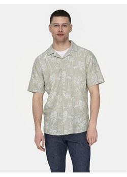 Only & Sons Koszula Caiden 22028423 Beżowy Regular Fit ze sklepu MODIVO w kategorii Koszule męskie - zdjęcie 182677057