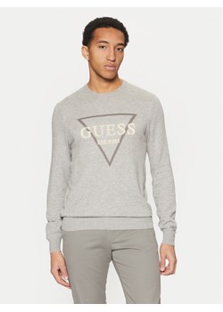 Guess Sweter M5RR02 Z3KI1 Szary Regular Fit - id: 0000304584435 - marki Guess - 182677086 Guess Sweter M5RR02 Z3KI1 Szary Regular Fit ze sklepu MODIVO w kategorii Swetry męskie - zdjęcie 182677086