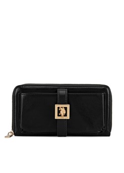 U.S. Polo Assn. Portfel WIUXT8505WVP Czarny ze sklepu MODIVO w kategorii Portfele damskie - zdjęcie 182677139