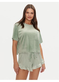 Hunkemöller Koszulka piżamowa 206518 Zielony Relaxed Fit ze sklepu MODIVO w kategorii Piżamy damskie - zdjęcie 182677286