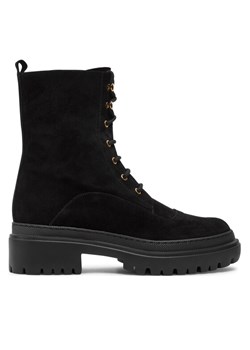 Pollini Trapery SA21104G1LTN0000 Czarny ze sklepu MODIVO w kategorii Workery damskie - zdjęcie 182677386