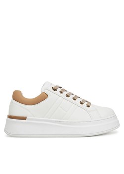 Tommy Hilfiger Sneakersy Low Cut Lace-Up T3A9-33751-1355 S Biały ze sklepu MODIVO w kategorii Buty sportowe dziecięce - zdjęcie 182677397