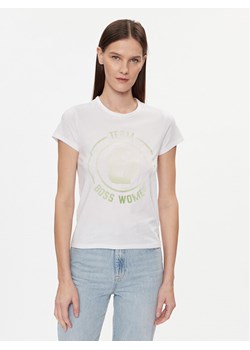 Boss T-Shirt 50514738 Biały Regular Fit ze sklepu MODIVO w kategorii Bluzki damskie - zdjęcie 182677399
