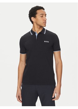 BOSS Polo Paddy Pro 50469102 Granatowy Regular Fit ze sklepu MODIVO w kategorii T-shirty męskie - zdjęcie 182677466