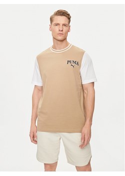 Puma T-Shirt Squad 678968 Beżowy Regular Fit ze sklepu MODIVO w kategorii T-shirty męskie - zdjęcie 182677477
