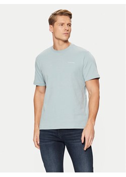 Calvin Klein T-Shirt Micro Logo Interlock T-Shirt K10K109894 Niebieski Regular Fit ze sklepu MODIVO w kategorii T-shirty męskie - zdjęcie 182677508
