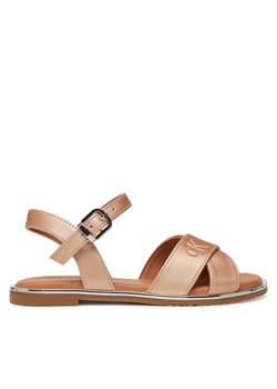 Calvin Klein Jeans Sandały V3A2-82042-1688 M Brązowy ze sklepu MODIVO w kategorii Sandały dziecięce - zdjęcie 182677556