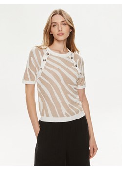 Morgan Sweter 241-MISELA Beżowy Regular Fit ze sklepu MODIVO w kategorii Swetry damskie - zdjęcie 182677685