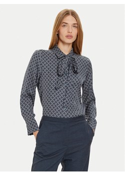 Tommy Hilfiger Bluzka Diamond WW0WW43060 Granatowy Regular Fit ze sklepu MODIVO w kategorii Bluzki damskie - zdjęcie 182677705
