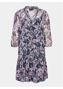 Zizzi Sukienka codzienna V02581A Fioletowy Regular Fit ze sklepu MODIVO w kategorii Sukienki - zdjęcie 182677726