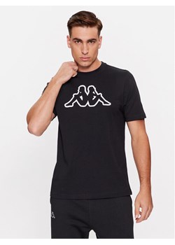 Kappa T-Shirt Logo Korpo Cromen 303HZ70 Czarny Regular Fit ze sklepu MODIVO w kategorii T-shirty męskie - zdjęcie 182677757