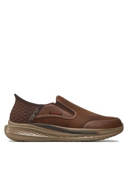 Skechers Półbuty Slade 205237 Brązowy ze sklepu MODIVO w kategorii Półbuty męskie - zdjęcie 182677765