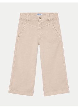 Mayoral Jeansy 3555 Beżowy Relaxed Fit ze sklepu MODIVO w kategorii Spodnie dziewczęce - zdjęcie 182677777