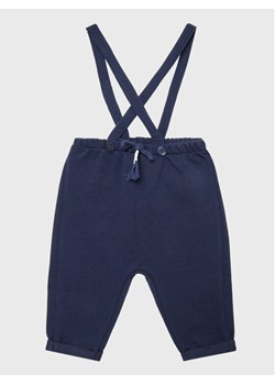 United Colors Of Benetton Spodnie materiałowe 3WYDAF00K Granatowy Regular Fit ze sklepu MODIVO w kategorii Spodnie i półśpiochy - zdjęcie 182677917
