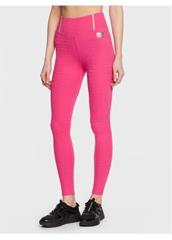 EA7 Emporio Armani Legginsy 3RTP51 TJKEZ 1417 Różowy Slim Fit ze sklepu MODIVO w kategorii Spodnie damskie - zdjęcie 182677939