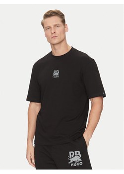 HUGO T-Shirt Deckies_RB 50542766 Czarny Regular Fit ze sklepu MODIVO w kategorii T-shirty męskie - zdjęcie 182678048