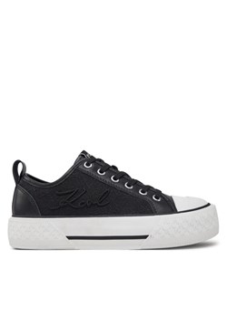 KARL LAGERFELD Trampki Kampus Max III KL60611F Czarny ze sklepu MODIVO w kategorii Trampki damskie - zdjęcie 182678139