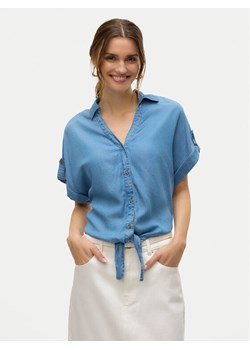Vero Moda Koszula Fleur 10326059 Niebieski Regular Fit ze sklepu MODIVO w kategorii Koszule damskie - zdjęcie 182678147