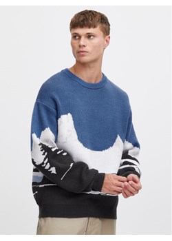 Solid Sweter 21108047 Niebieski Regular Fit ze sklepu MODIVO w kategorii Swetry męskie - zdjęcie 182678177