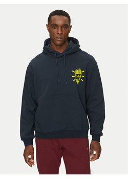 adidas Bluza Q12 Street Burger JN5694 Granatowy Loose Fit ze sklepu MODIVO w kategorii Bluzy męskie - zdjęcie 182678199