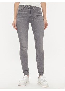 Tommy Hilfiger Jeansy Como WW0WW41302 Szary Skinny Fit ze sklepu MODIVO w kategorii Jeansy damskie - zdjęcie 182678245