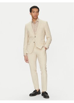 HUGO Garnitur Arti/Hesten232X 50540341 Beżowy Extra Slim Fit ze sklepu MODIVO w kategorii Garnitury męskie - zdjęcie 182678267