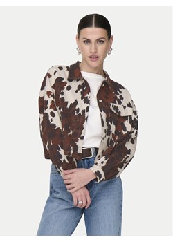 ONLY Koszula Canny 15358626 Brązowy Regular Fit ze sklepu MODIVO w kategorii Koszule damskie - zdjęcie 182678275