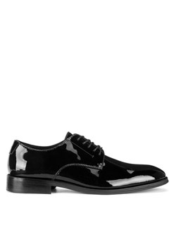 Gino Rossi Półbuty MARTINO-01P 125AM Czarny ze sklepu MODIVO w kategorii Buty eleganckie męskie - zdjęcie 182678308
